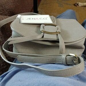 Gray Crossbody Bag